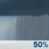Thursday: A chance of rain showers. Mostly cloudy, with a high near 62. Chance of precipitation is 50%. Thursday: Chance Rain Showers